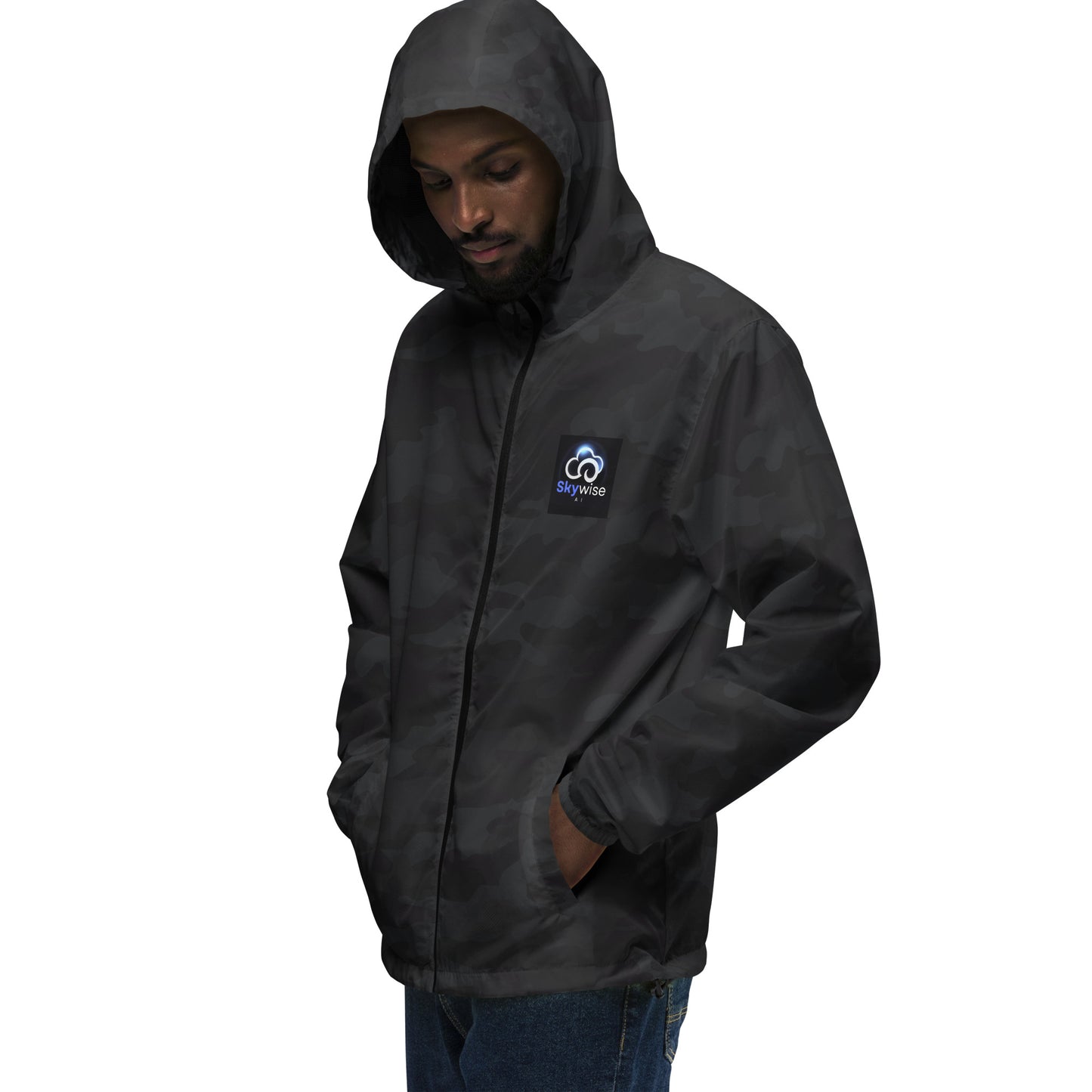 Unisex lightweight zip up windbreaker