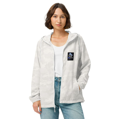 Unisex lightweight zip up windbreaker