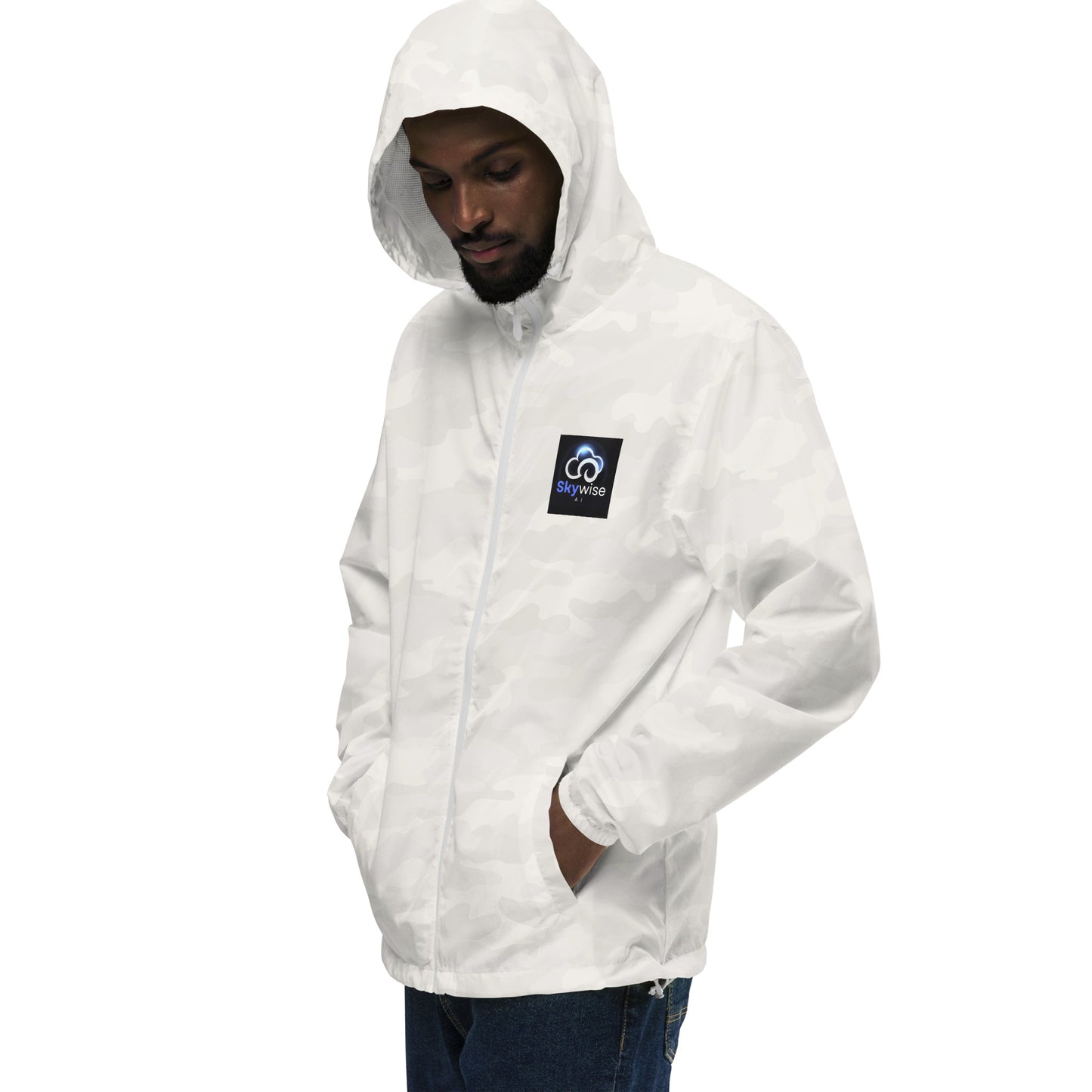 Unisex lightweight zip up windbreaker